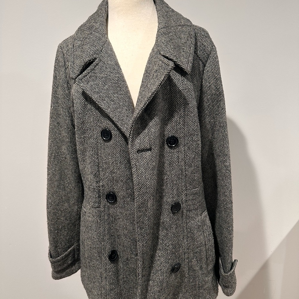 Relativity Gray Pea Coat